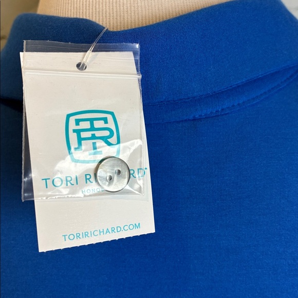 Tori Richard NWT Polo Dress Sunsational Terry Debbi Modal Casual Dress Sz Large - Picture 8 of 12